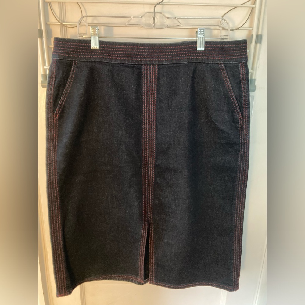 Boden midi denim skirt, size 12